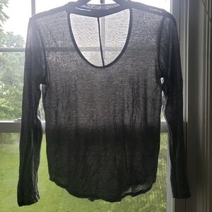 Womens gray long sleeve